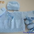 tuto pdf, tricot bb, ensemble bleu, explications