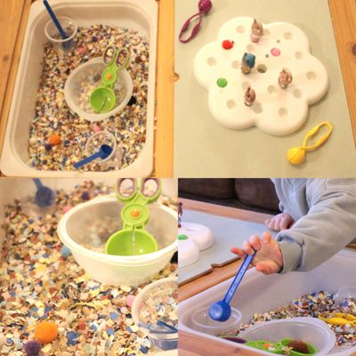 Table de transvasement thème côtillons