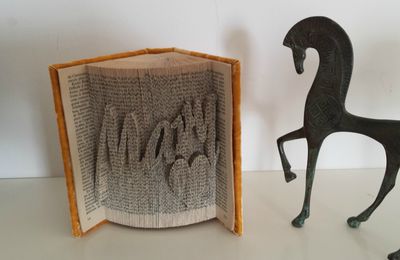 Mes livres pliés - 100% recyclage de livres