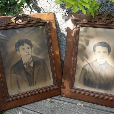 L'art de la récup' Il m'a fallu - 3 cadres dans