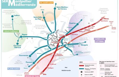 SERM  de Montpellier : l'étoile ferroviaire ayant été liquidée, le tramway express est une hypothèse crédible
