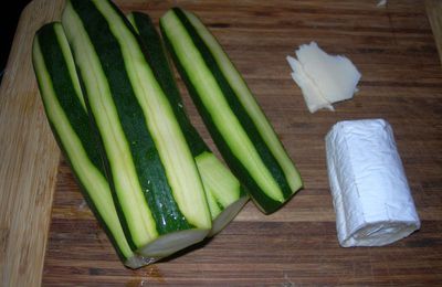 Courgettes au fromage de chèvre