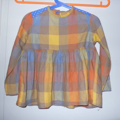 Blouse à carreaux