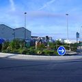 Rond-point à Créhen