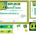 THEME "BEN 10 " petite demande particuliere