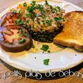 Tartare aux deux saumons et sa salade de lentilles