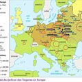 Carte des camps de concentration et des camps d'extermination dans le Reich allemand