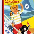 Caroline en avion
