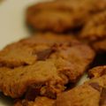 Cookies au beurre de cacahuète et chocolat