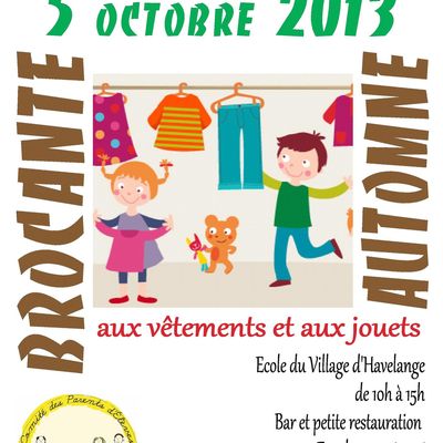 Brocante d'automne