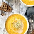 Soupe crue {carottes & poivron} #vegan