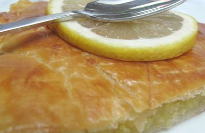 Encore une galette des Rois... frangipane au citron !