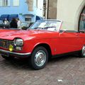 La Peugeot 204 cabriolet de 1969 (2ème Rencontre de voitures anciennes à Benfeld)