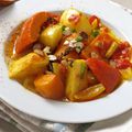Potimarron et légumes d'hiver aux épices, façon tajine