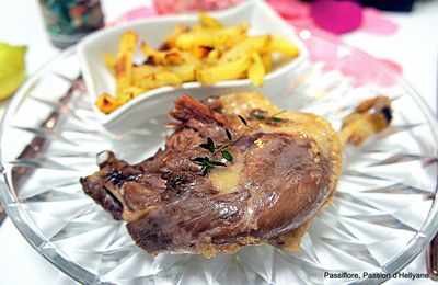 Cuisse de canard confite au four 
