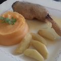 CANARD CONFIT AUX POMMES SAUCE AU CIDRE