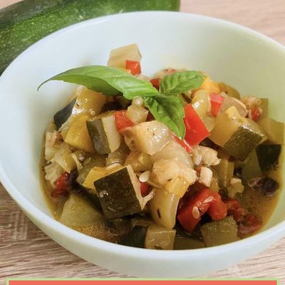Compotée Courgettes et Poivrons