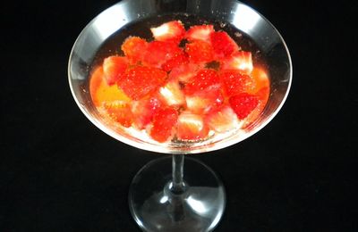Cocktail Cointreau-fraises