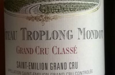 Montagne Saint Emilion : Beauséjour Cuvée 1901 millésime 2007 et Saint Emilion : Troplong Mondot millésime 2001