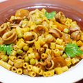 ONE POT PASTA AUX CALAMARS OU MACARONI ARABE ( BOUH 3LA KHOUH )