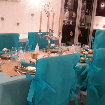 Une table de premier Janvier au couleurs des