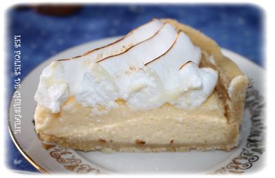 Tarte au citron au lait concentré sucré