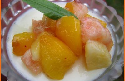 PANACOTTA LEGERE VERVEINE ET PECHE