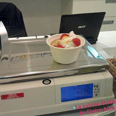 Yogart à Lille, le bar à yahourts