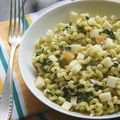 Fusilli au pesto d'épinard et graines de tournesol