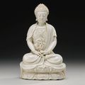 A 'Dehua' figure of Buddha, Qing dynasty, 18th-19th century