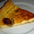 Tarte aux échalotes confites