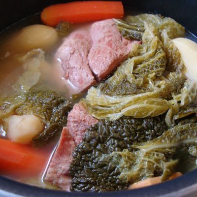 Potée au chou et au cidre