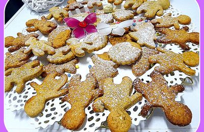 Biscuits de Noël à la cannelle/gingembre/miel