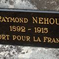 NEHOU Raymond (Reuilly) + 26/11/1915 Valréas (84)