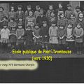 Ecole publique de Pont-Trambouze 1930