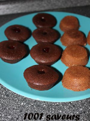 Mini moelleux aux chocolats