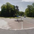 Rond-point à Ayr (Ecosse)