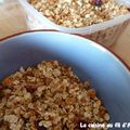 Granola coco-cranberries-chocolat blanc