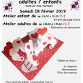 une cARTe pop-up pleine d'amour - animation DALBE Angers du 8 février 2020