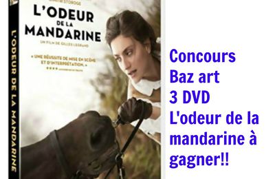 Concours l'odeur de la mandarine: 3 DVD à gagner!!