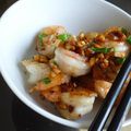 Crevettes extra à la mode asiatique, piment et ail 