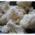 Chou fleur cuisson vapeur (Thermomix)