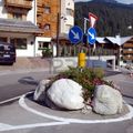 Rond-point à Madonna Di Campiglio (Italie)