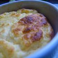 Soufflé au chou- fleur et à la mimolette vieille