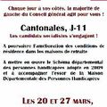 Cantonales 2011 : J-11