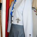 Costume espagnol , veste col droit