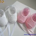 explications layette bb, ballerines ruban bb, tuto pdf