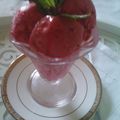 Glace à la fraise