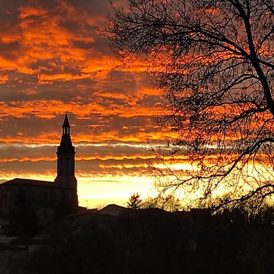 Une randonnée d'automne flamboyante