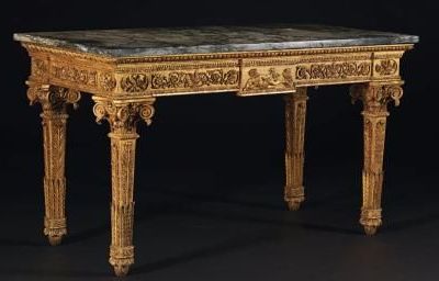 Table console. Italie, fin du XVIIe siècle.